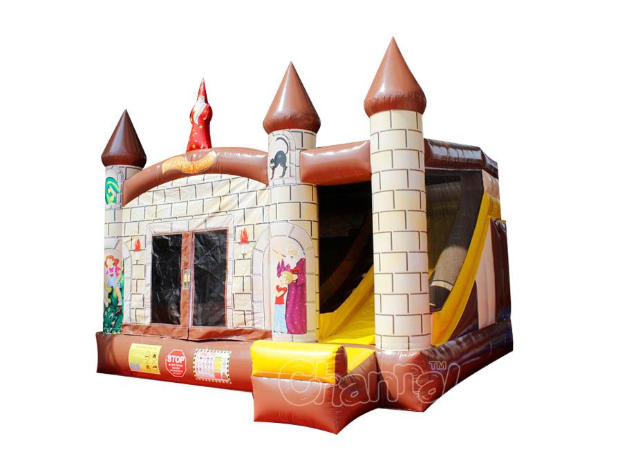 wizard castle bounce house combo