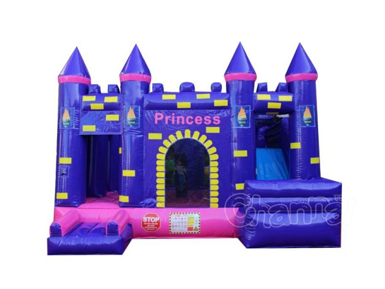 princess castle inflatable combo