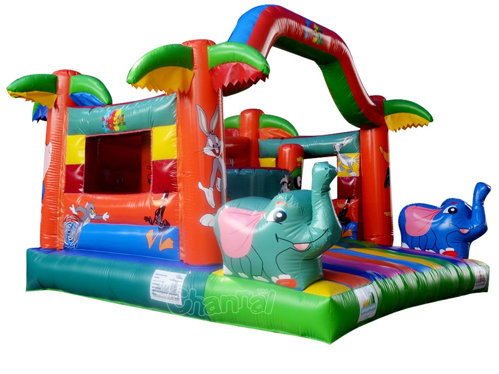 Disney Cartoon Characters Inflatable Combo Channal Inflatables