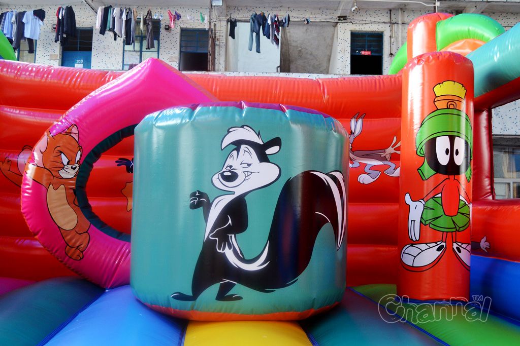 Disney Cartoon Characters Inflatable Combo Channal Inflatables