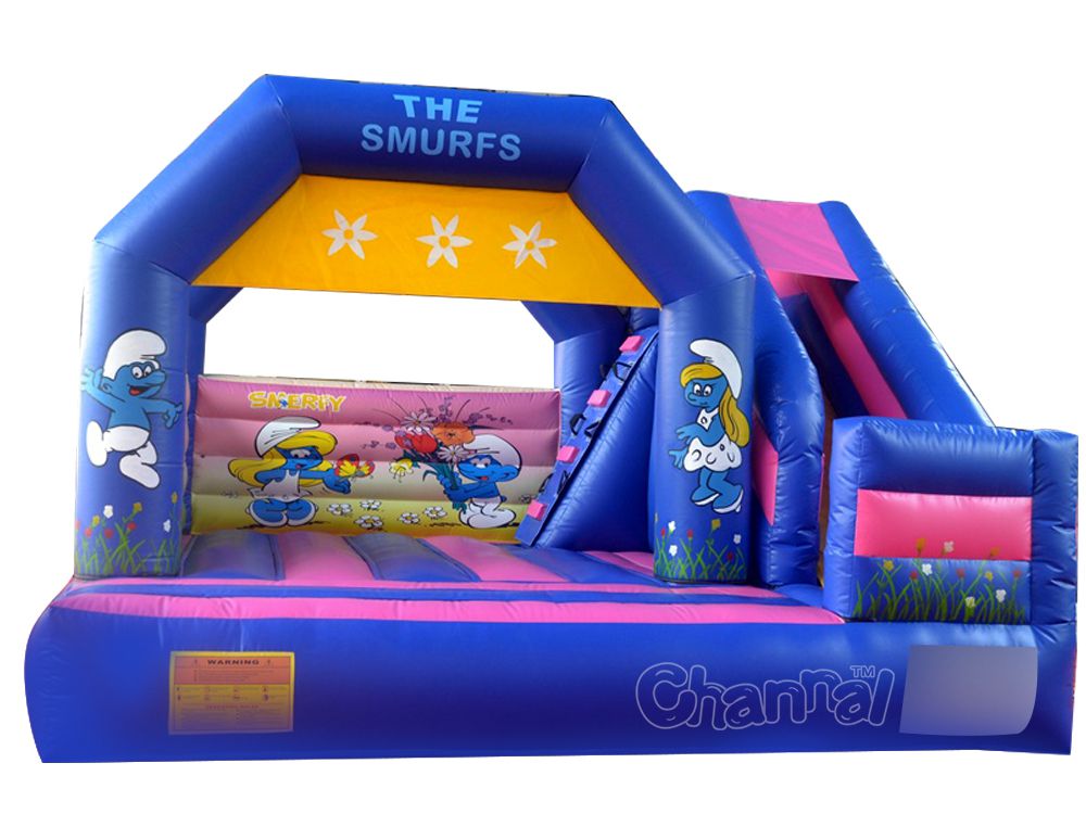 Smurfs Inflatable Combo - Channal Inflatables