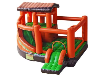 duplex house inflatable combo