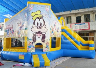 goofy dog inflatable combo