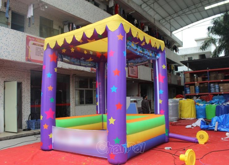 cute inflatable kiosk booth tent