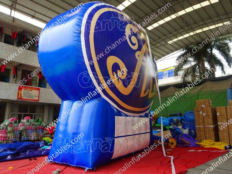 giant inflatable football team logo