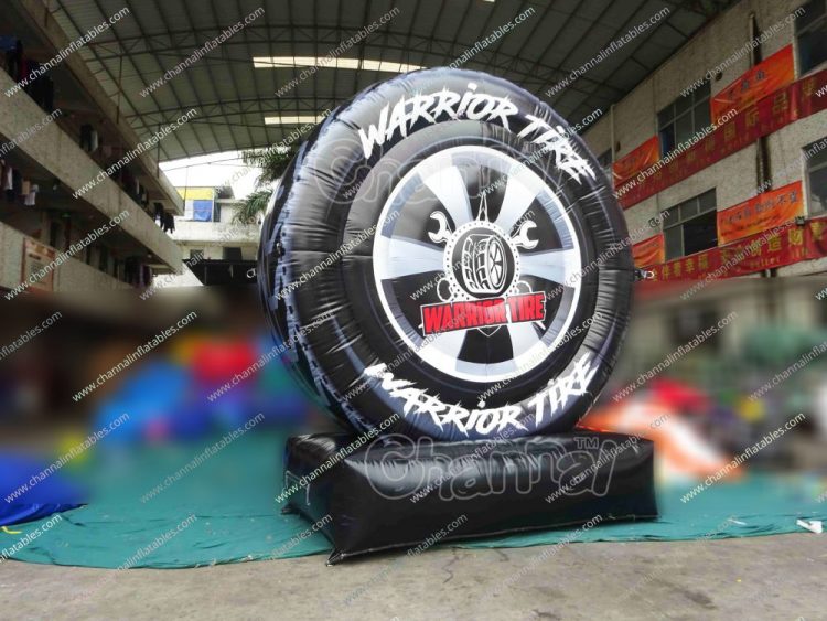 custom blow up tire