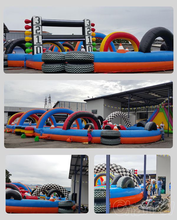 event in costa rica(go kart inflatable was used)