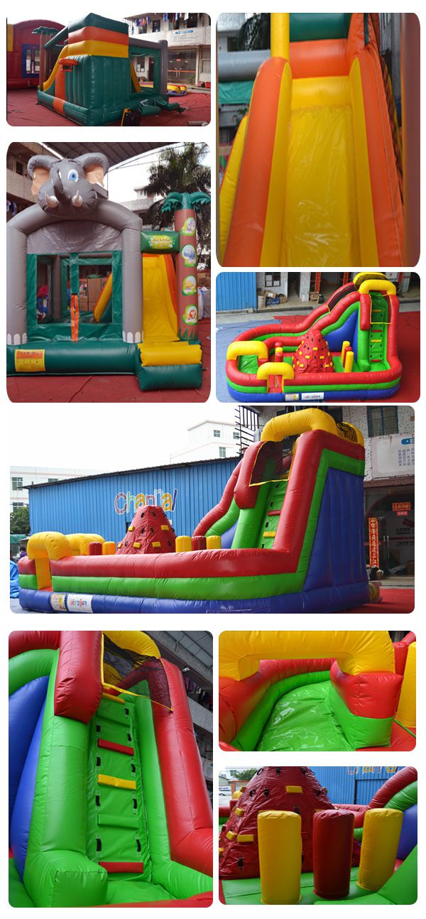 inflatable obstacle courses bought by panama customer