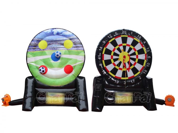 2 in 1 inflatable dart board