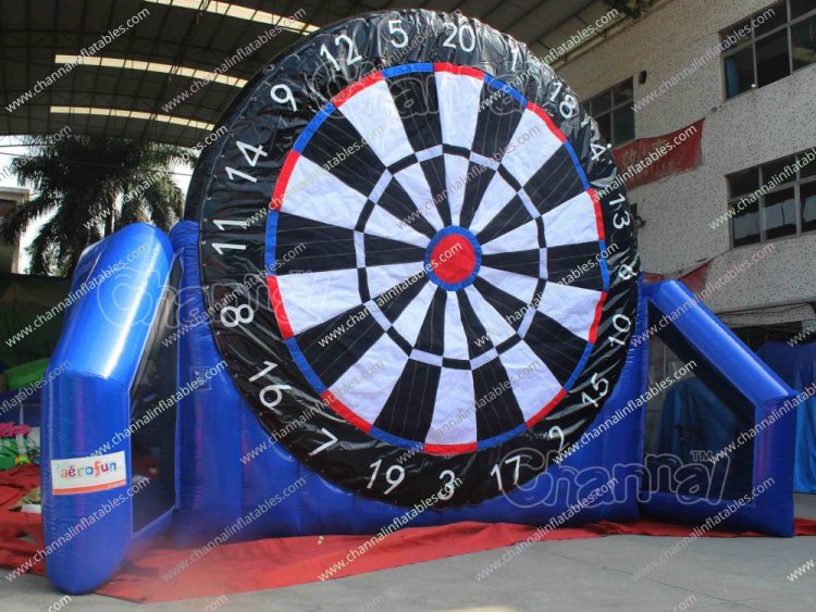 giant soccer dart game inflatable