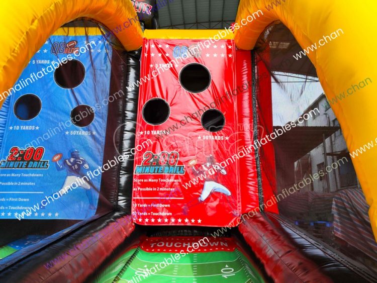 football goal holes