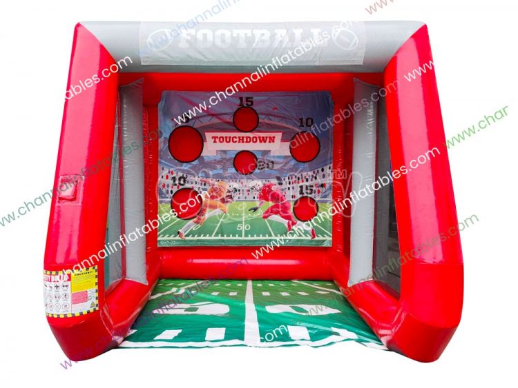 inflatable football touchdown game