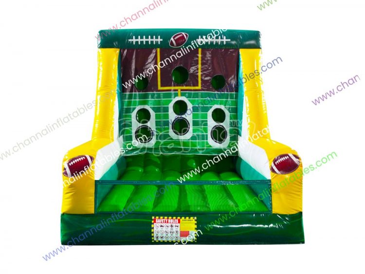 inflatable football toss game