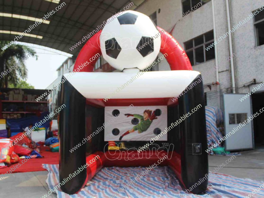 Inflatable Football Goal Channal Inflatables