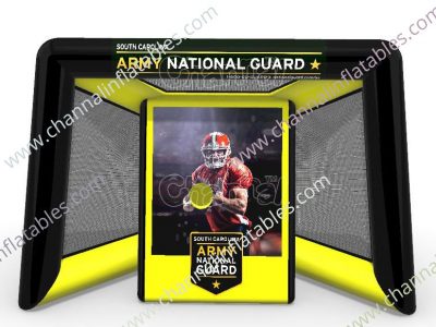 army national guard inflatable football toss game