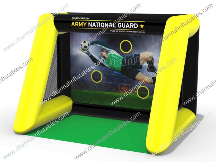 army national guard inflatable soccer game