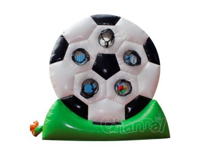 giant inflatable soccer shooting game board for sale