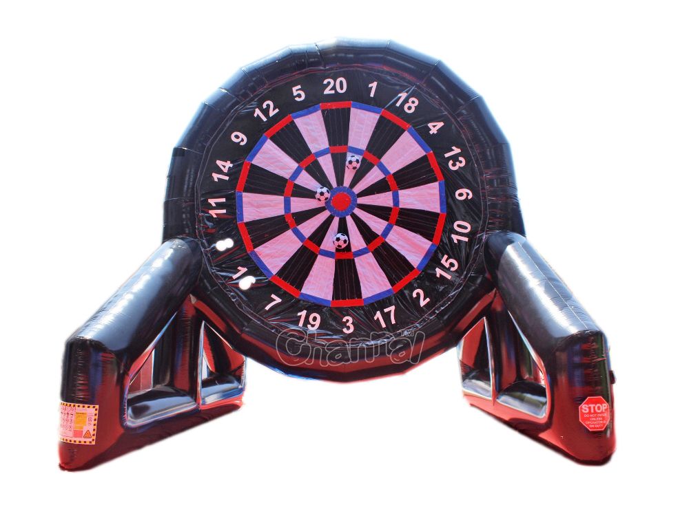 2 Side Giant Inflatable Football Dart Board For Sale Channal Inflatables