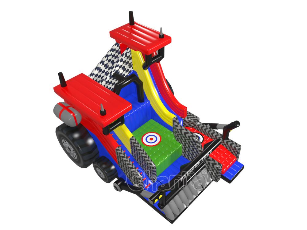 Tractor Freefall Jump and Slide - Channal Inflatables