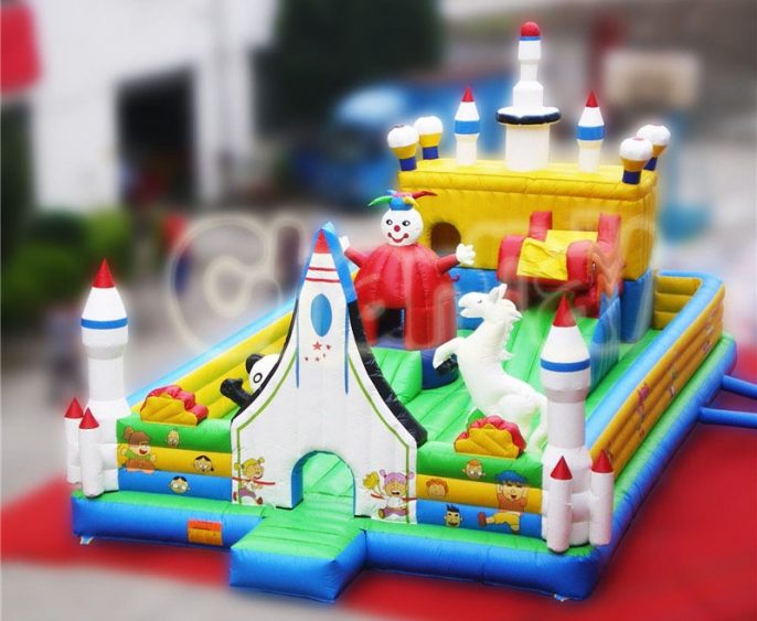 rockets inflatable fun city