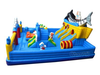 3000 whys of blue cat inflatable fun city