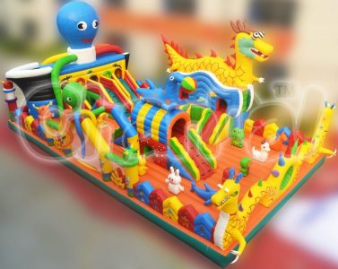 animals wonderland inflatable fun city