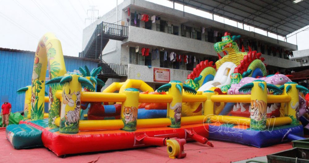 Inflatable Jungle Animal Funcity Channal Inflatables