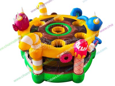 sugar monster inflatable whack a mole game