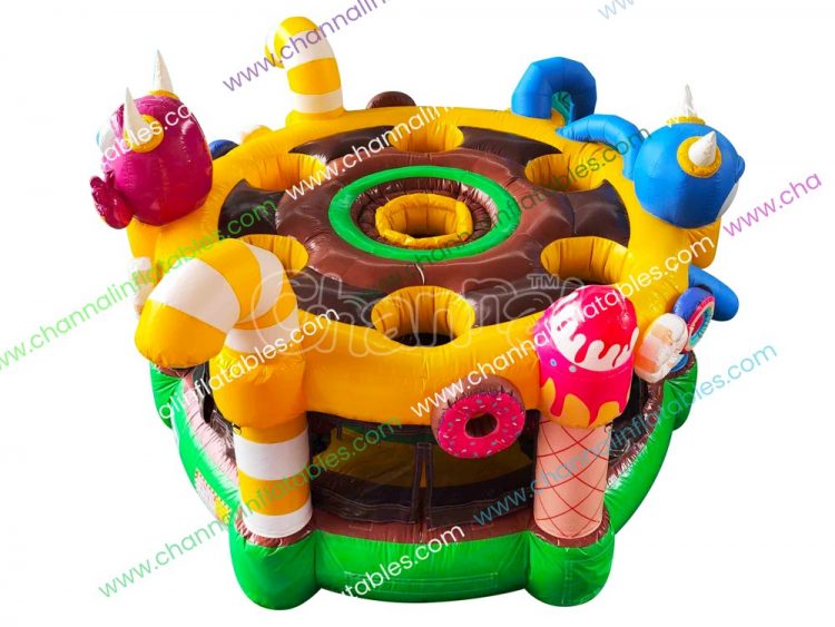 sugar monster inflatable whack a mole game