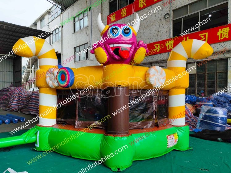 sugar monster whack a mole inflatable