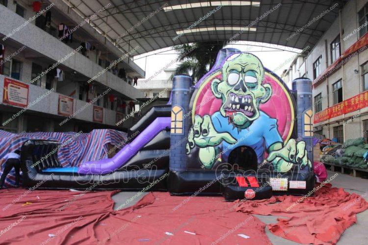 zombie combo bounce house