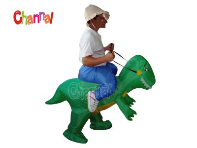 inflatable walking dinosaur costume for dinosaur riding