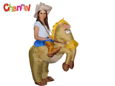 funny inflatable horse costume for Halloween party