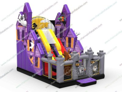 witch house inflatable slide