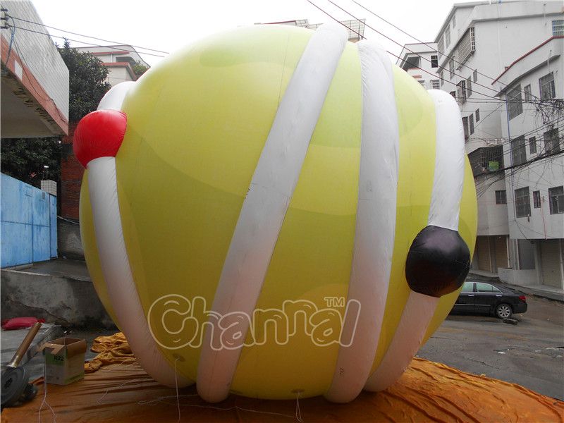 Yellow Inflatable Ball Balloon Channal Inflatables