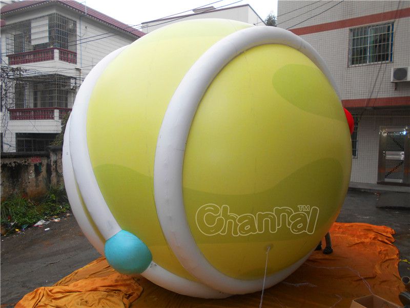 Yellow Inflatable Ball Balloon Channal Inflatables