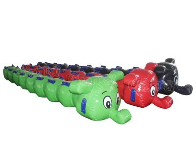 inflatable caterpillar game