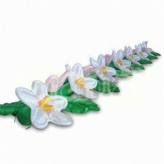 white led lights inflatable flower alley