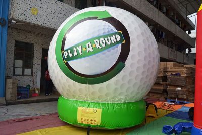 giant advertising inflatable golf ball decoration