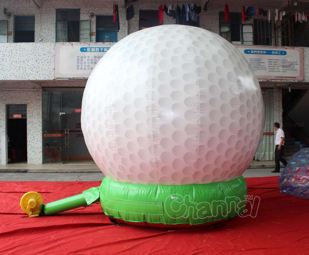 Large Inflatable Golf Ball Channal Inflatables