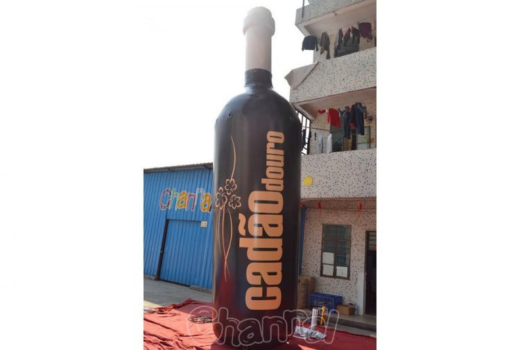 giant advertising inflatable wine bottle