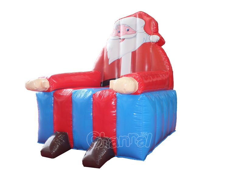 Santa Claus Inflatable Chair Channal Inflatables