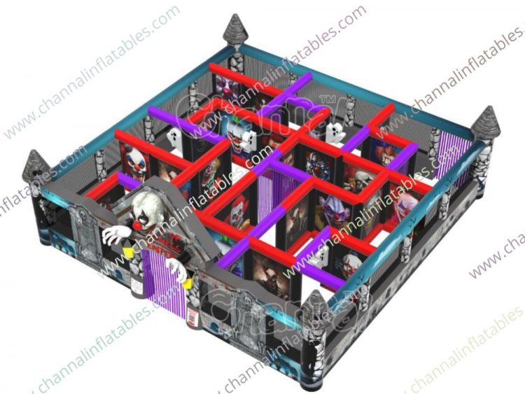 madness inflatable maze