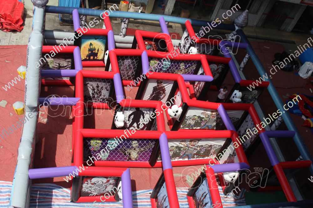 Inflatable Zombie Maze Channal Inflatables