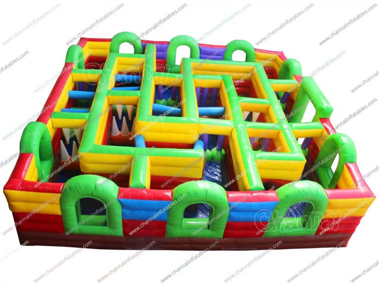 inflatable obstacle maze for sale