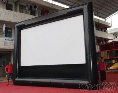 giant backyard theater inflatable movie screen