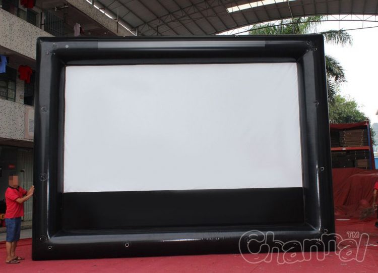 backyard inflatable movie screen