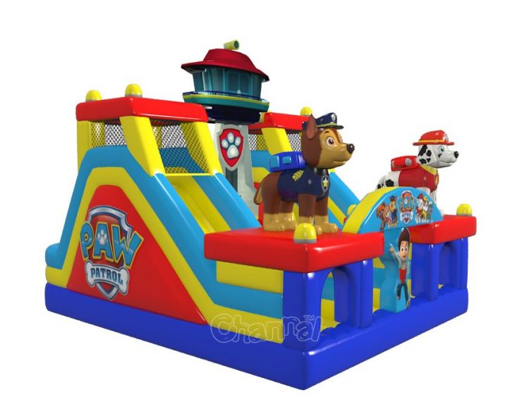 buy commercial paw patrol inflatable obstacle course