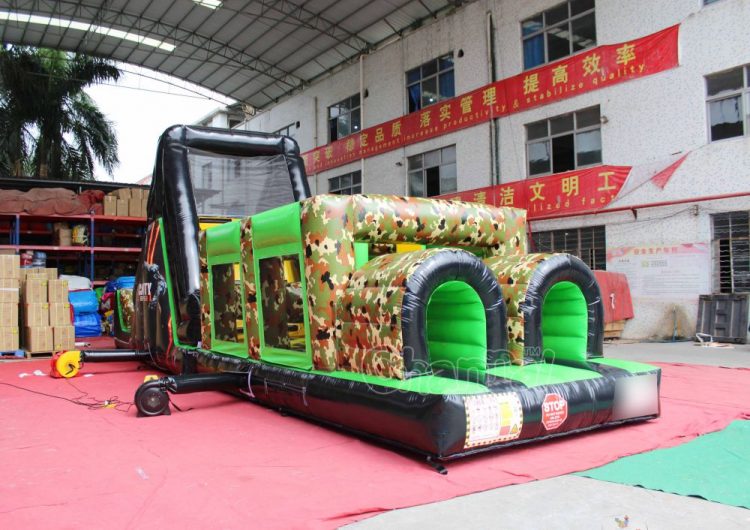 call of duty short inflatable obstacle course