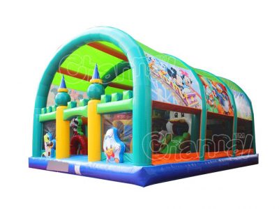 mickey mouse theme inflatable play house